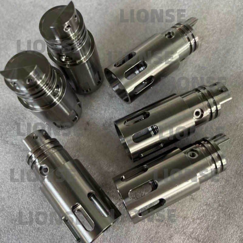 Custom CNC Machined Slotted Cylindrical Components